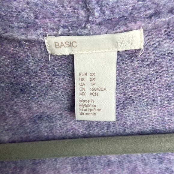 Beautiful Levender Marled open cardigan - Picture 2 of 2